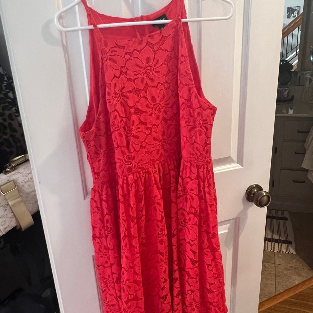 Torrid Red Lace Dress